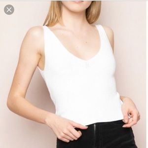 brandy melville knitted tank